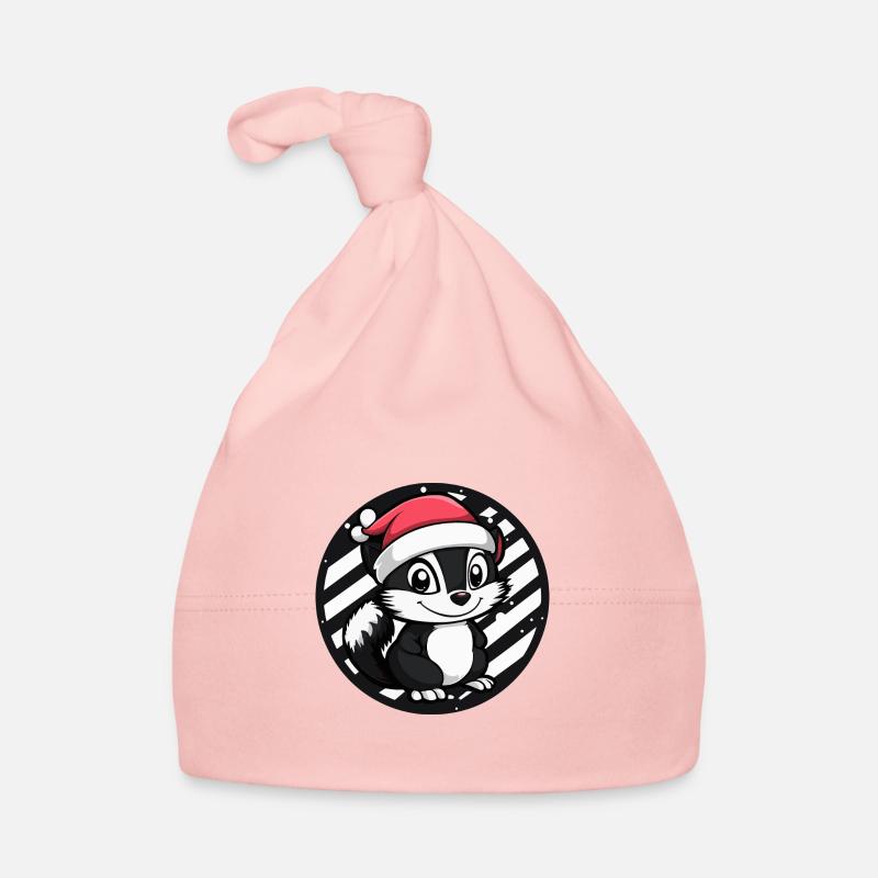Skunk X-Mas Noël Noël Bonnet bio Bébé