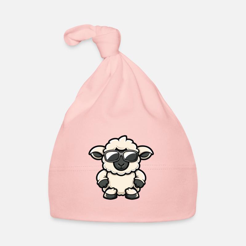sheep animal Organic Baby Cap