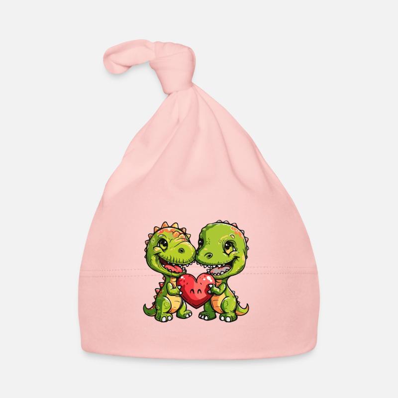 Couple de vers Saint-Valentin Bonnet bio Bébé