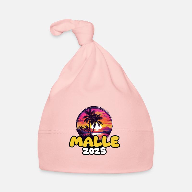 Malle 2025 Palmiers Multicolore Bonnet bio Bébé