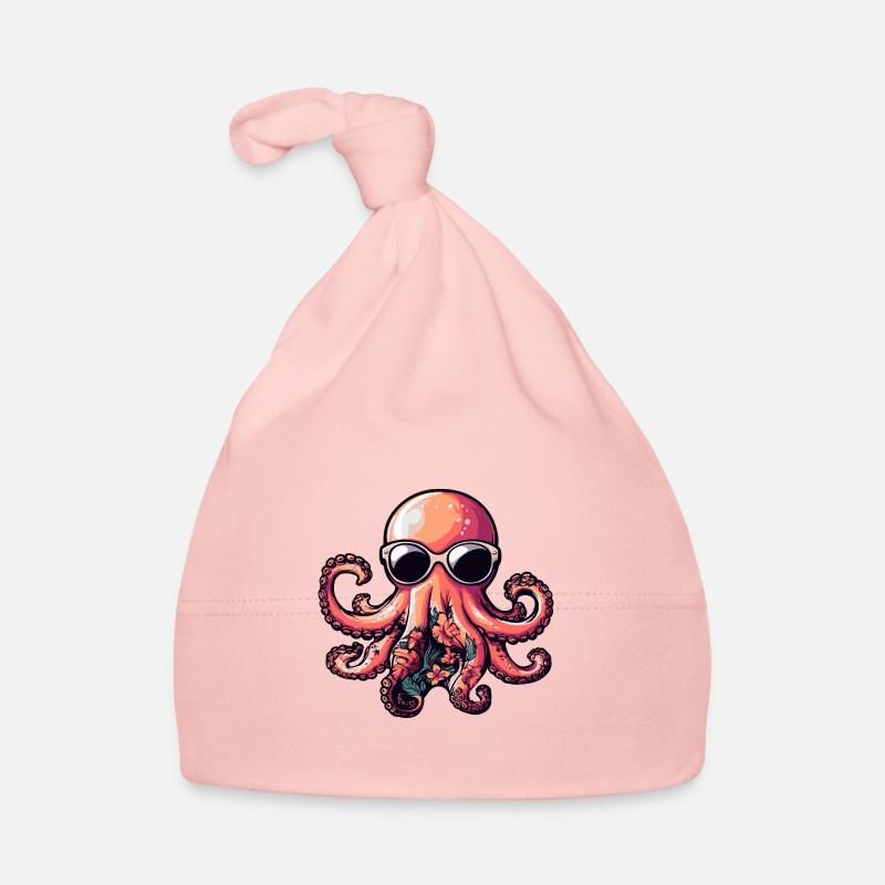 Octopus Bande dessinée Holiday Bonnet bio Bébé