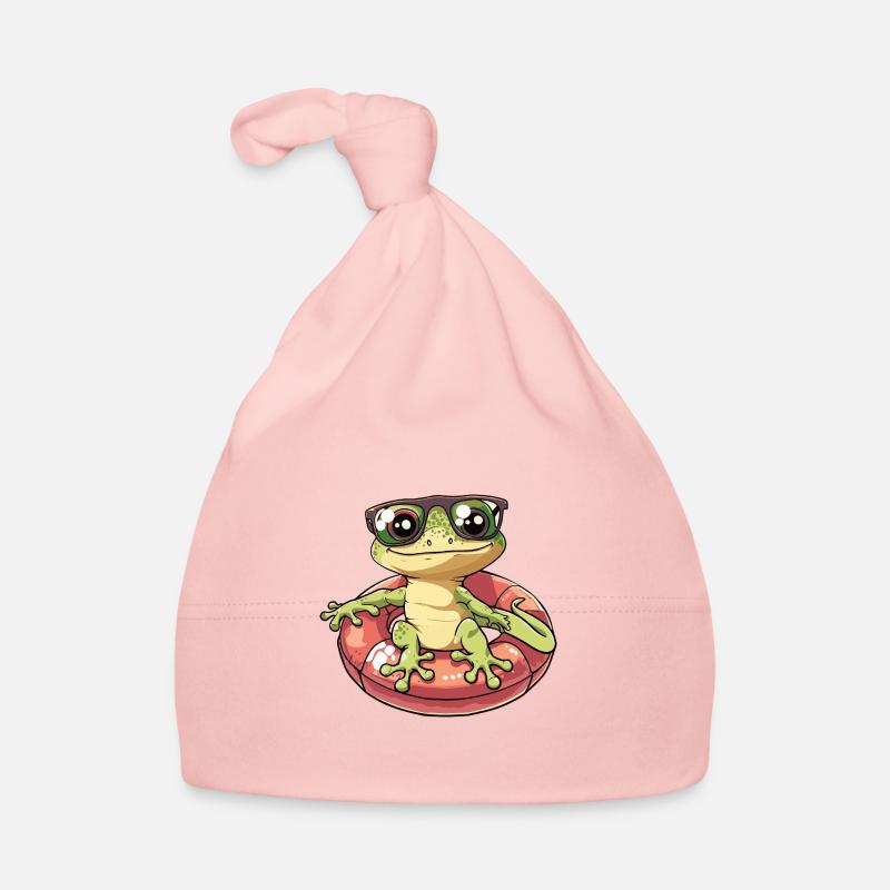 Echse Comic Cool Baby Bio-Mütze