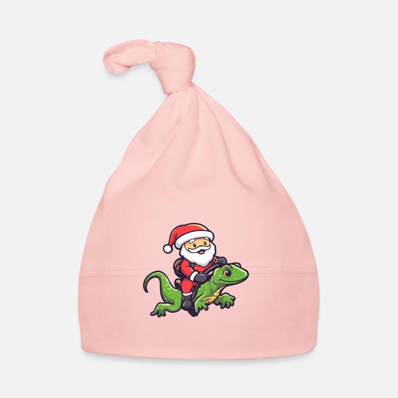 Echse Weihnachtsmann Baby Bio-Mütze