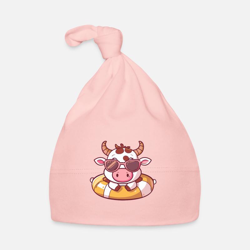 Kuh Comic Cool Baby Bio-Mütze