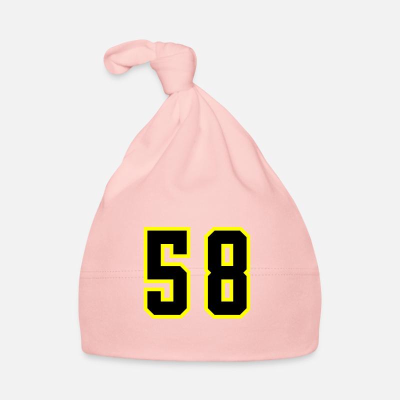 58 Zahl Trikot Baby Bio-Mütze