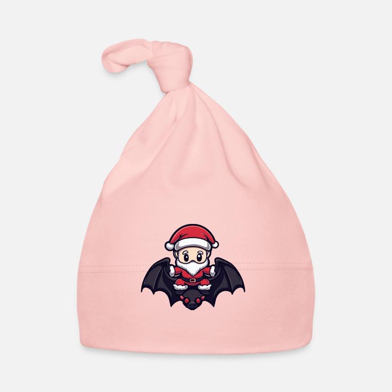 Fledermaus Weihnachtsmann Baby Bio-Mütze
