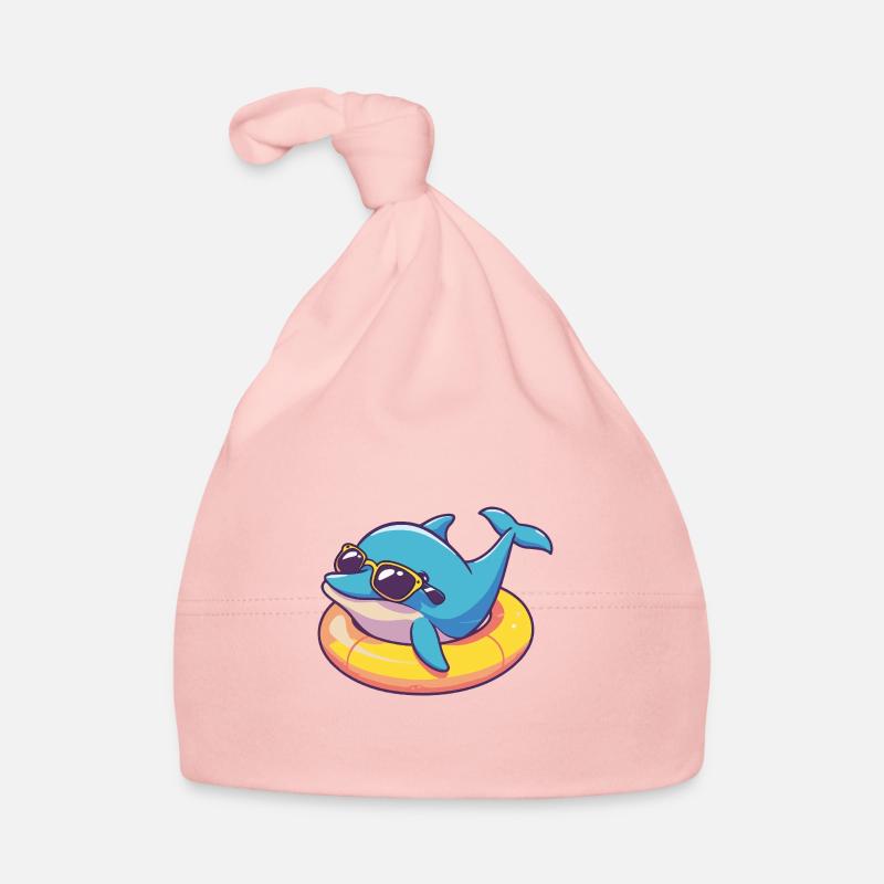 Dauphin Bande Dessinée Cool Bonnet bio Bébé