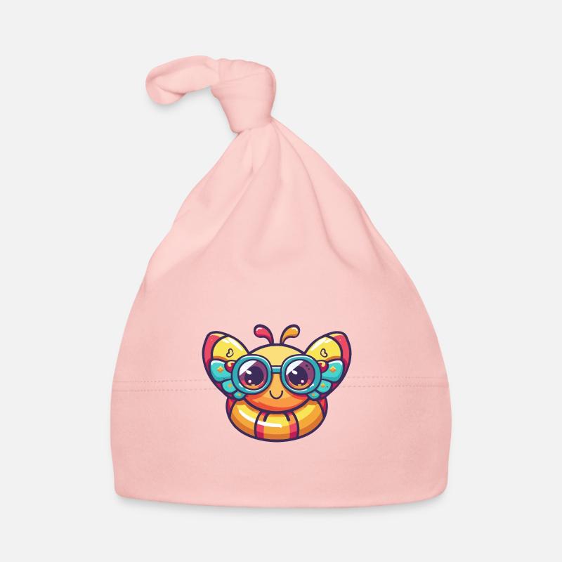 Schmetterling Comic Cool Baby Bio-Mütze