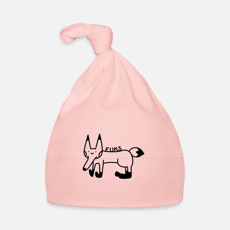 Anti-Zoo Fuks - Bonnet bio Bébé - rose