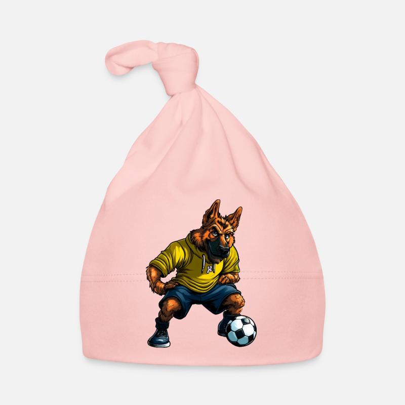 German Shepherd Football Organic Baby Cap