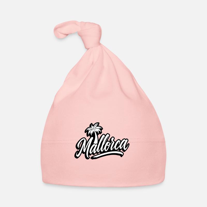 Palmiers lettrage de Majorque Bonnet bio Bébé