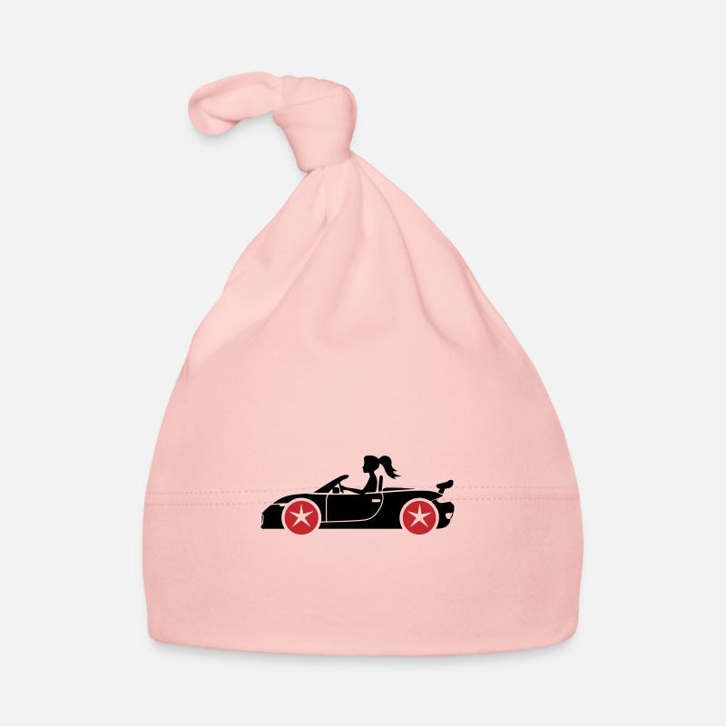 Frau Auto Cabrio Baby Bio-Mütze