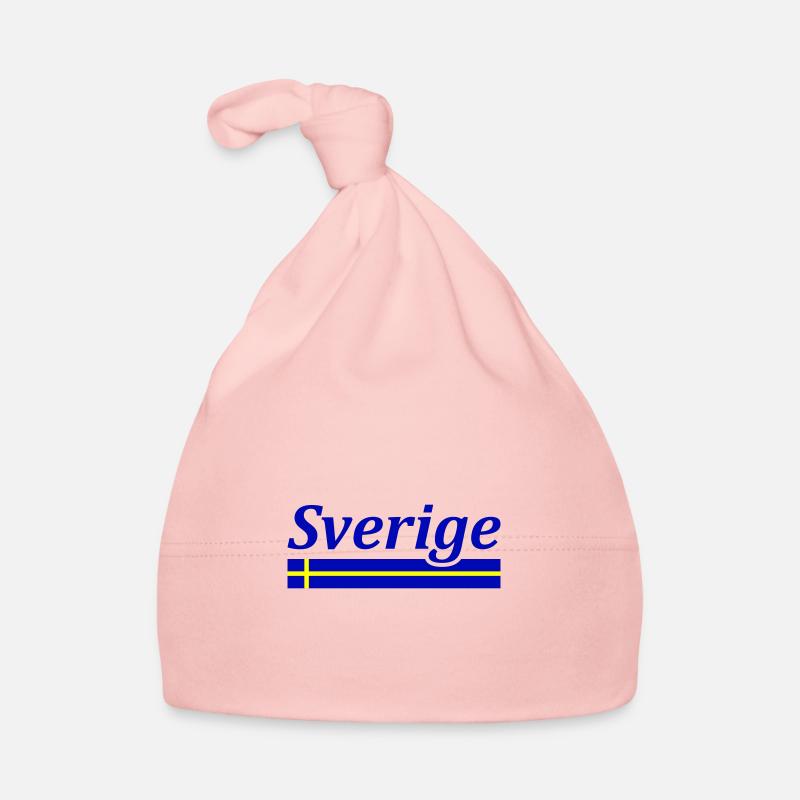 Suède Drapeau Sverige Bonnet bio Bébé