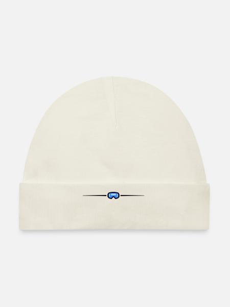 Ski Goggles Icon Line - Organic Baby Cap - pink - Front