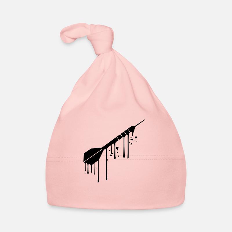 drop graffiti spray wet logo cool play darts Organic Baby Cap