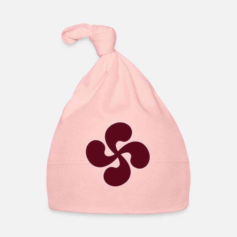 Croix Basque seul Rouge Bonnet bio Bébé