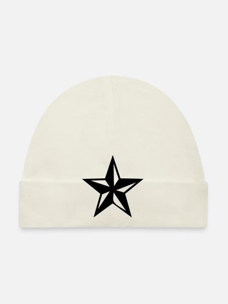 Star Star s - Organic Baby Cap - pink - Front