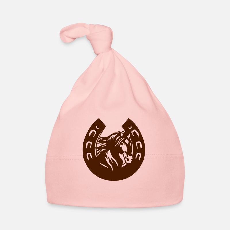 Eisen Pferdekopf Pferdekopf-Logo 3 Baby Bio-Mütze