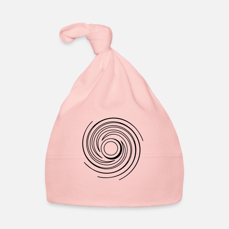 abstract design swirls Organic Baby Cap
