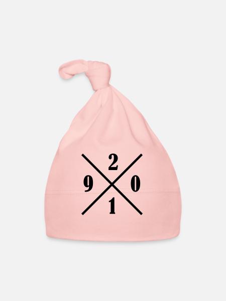 2019 - Baby Bio-Mütze - Rosa - Vorne