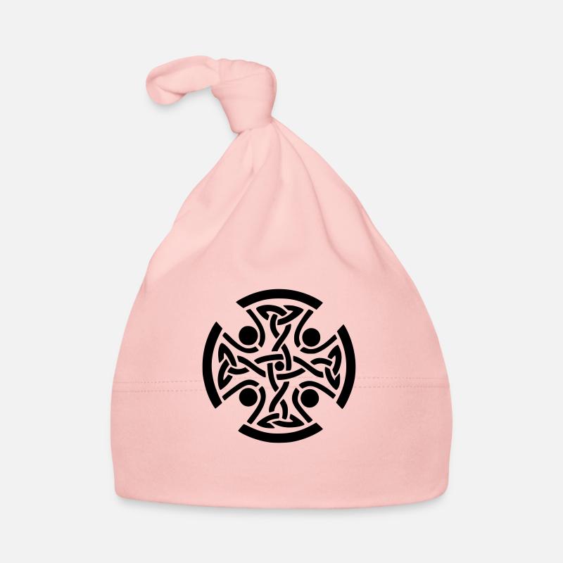ancient celtic symbol drawing print design Organic Baby Cap
