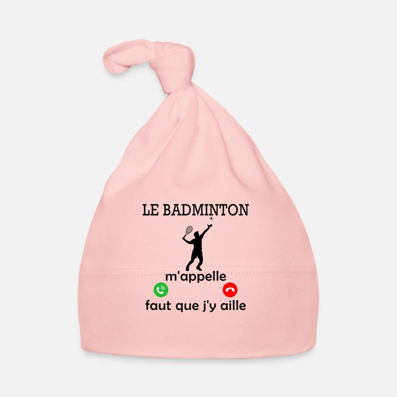 le badminton m'appelle Bonnet bio Bébé
