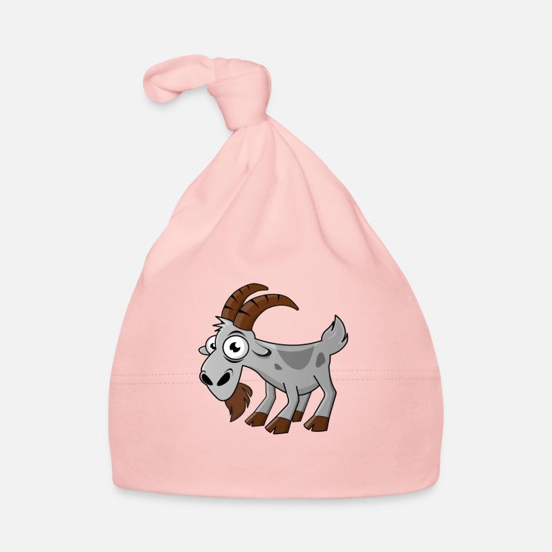 lustiger Comic-Ziegenbock Baby Bio-Mütze