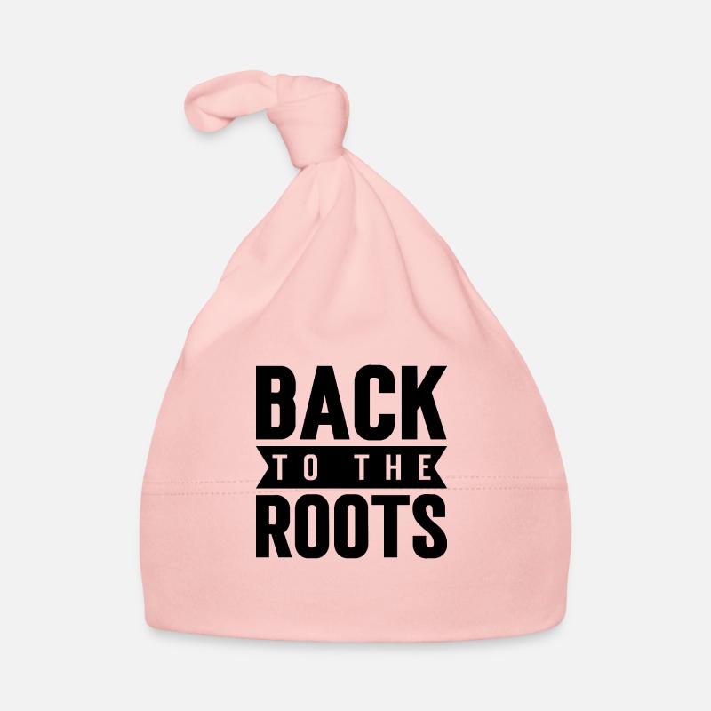Back to the roots - Bonnet bio Bébé - rose