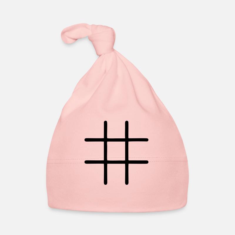Tik Tak Toe Design Baby Bio-Mütze
