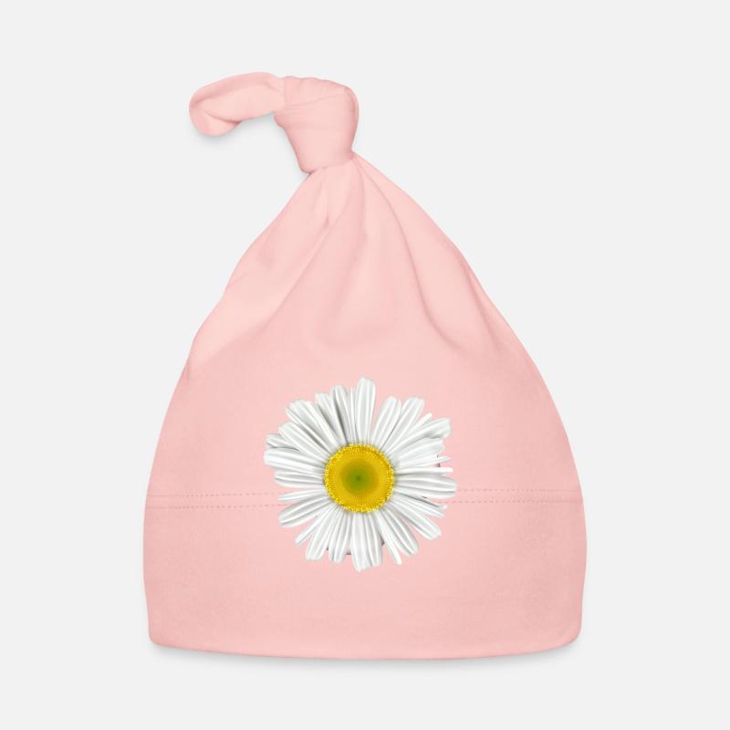 daisy flower of spring Organic Baby Cap