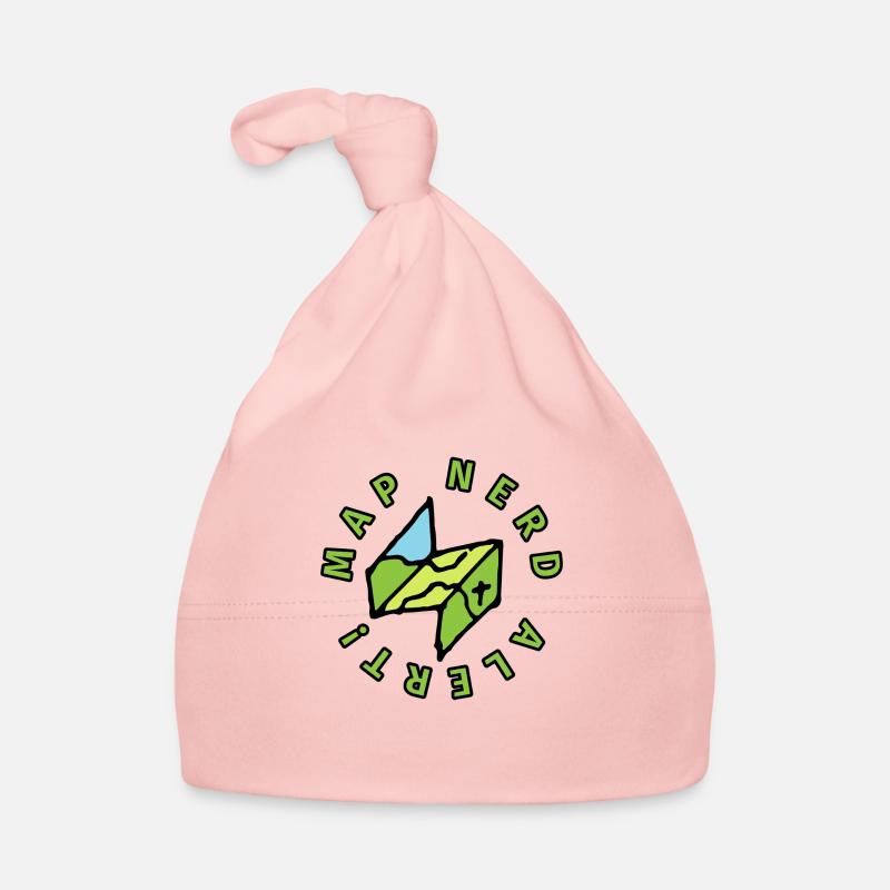 map nerd alert Organic Baby Cap