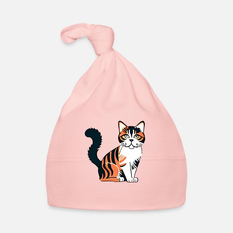 Katze (Pusur) Baby Bio-Mütze