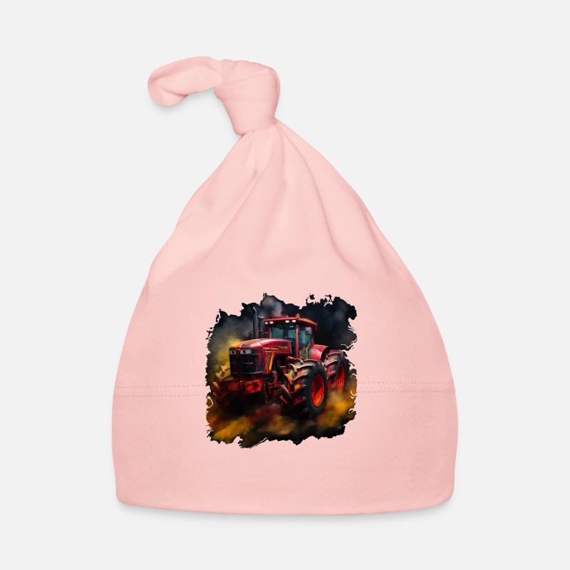Tractor Design Farmer & Farmer Gift Organic Baby Cap