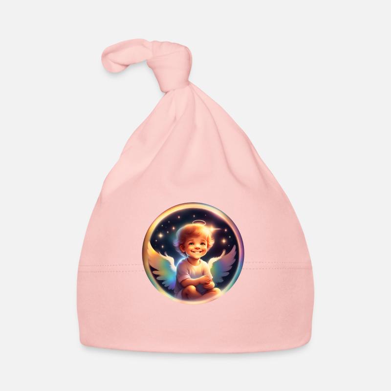 Kleiner Regenbogenengel Baby Bio-Mütze