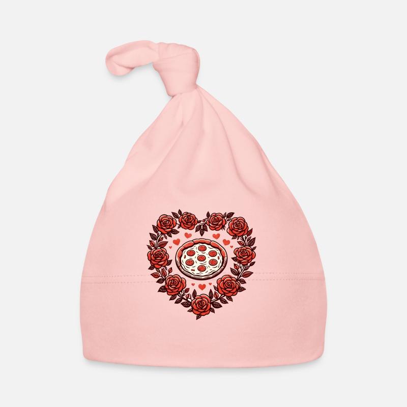 Pizza Lover Organic Baby Cap