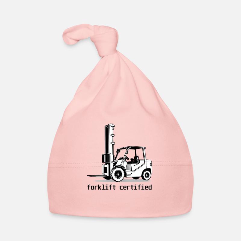 Gabelstapler fineline Baby Bio-Mütze