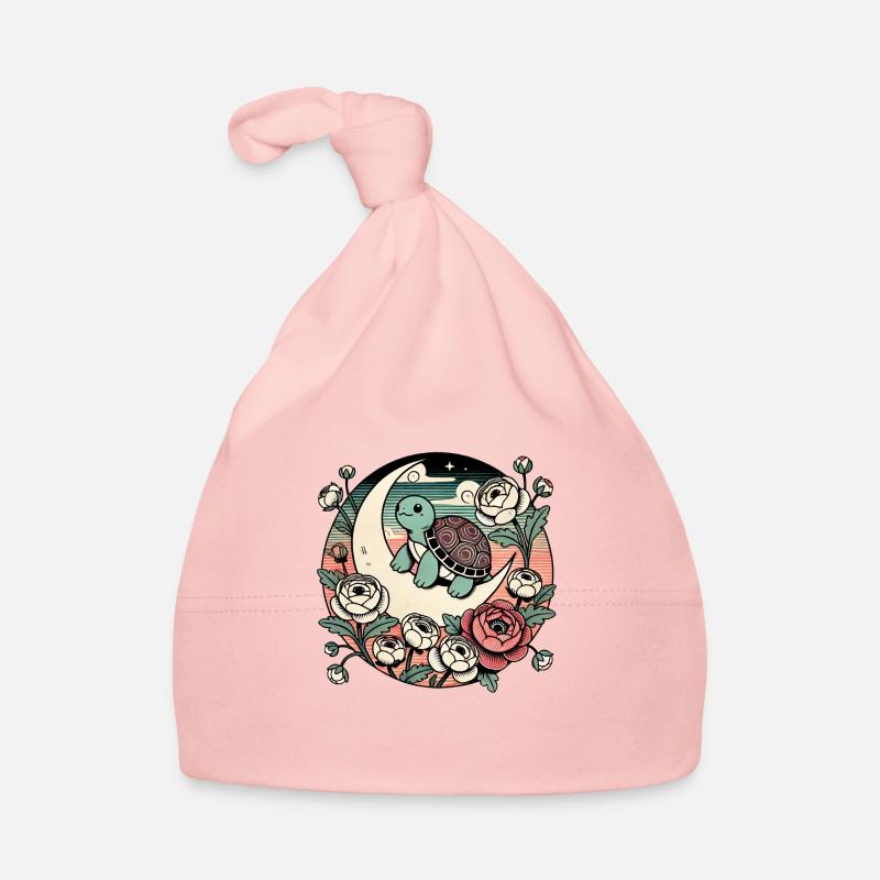 Cute Box Turtle Organic Baby Cap