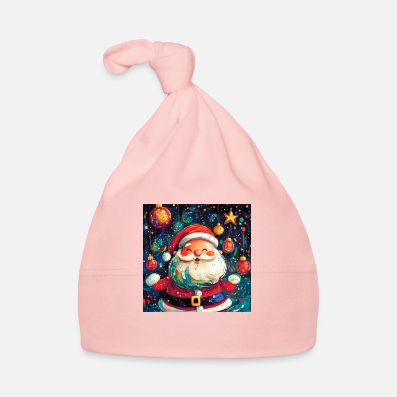 Père Noël Joyeux Noël Bonnet bio Bébé