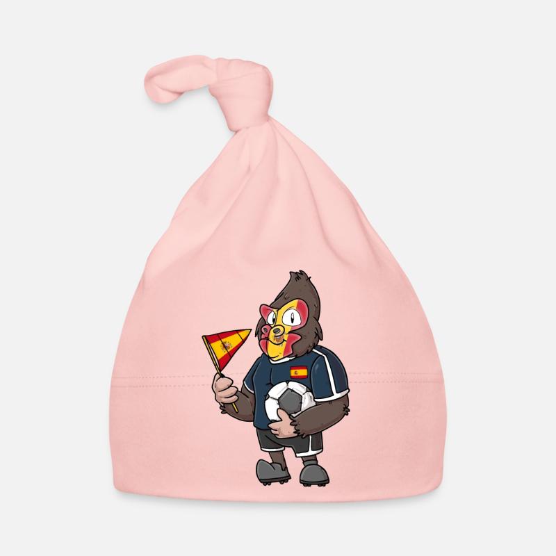 Spanischer Gorilla Baby Bio-Mütze