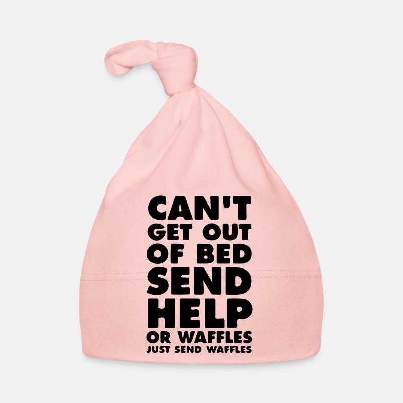Impossible de sortir du lit envoyer de l'aide - Bonnet bio Bébé - rose