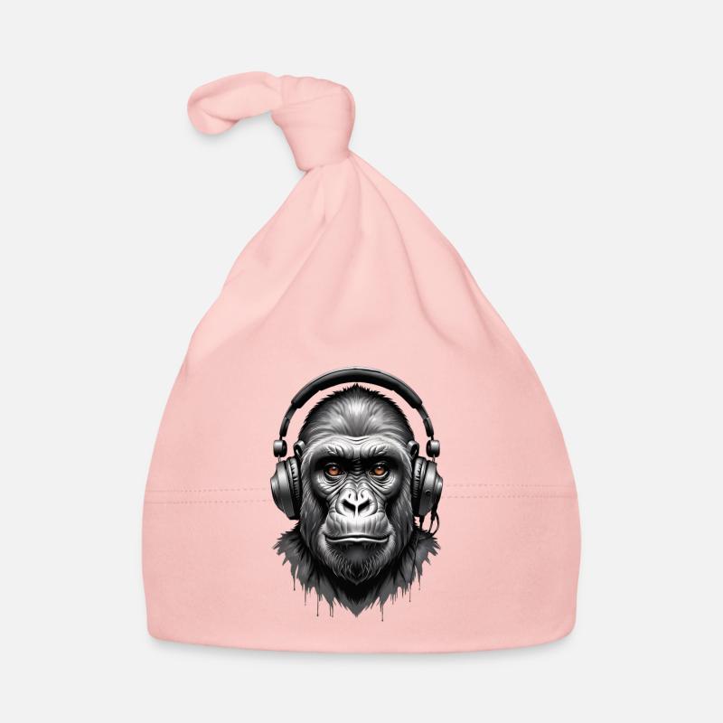 Techno Gorille Bonnet bio Bébé