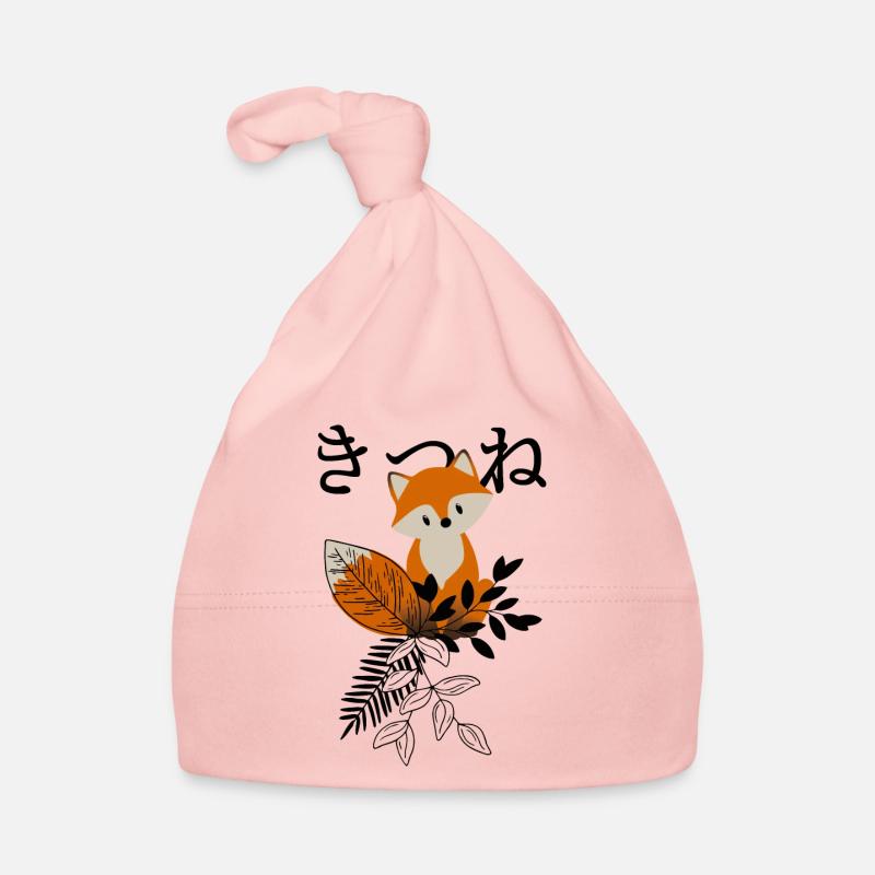 Chibi Fox Kitsune Organic Baby Cap