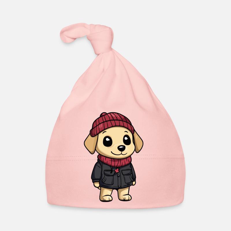 Labrador Dog Winter Organic Baby Cap