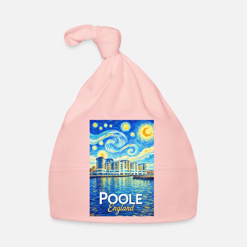 Port de style étoilé de Poole, Angleterre Bonnet bio Bébé