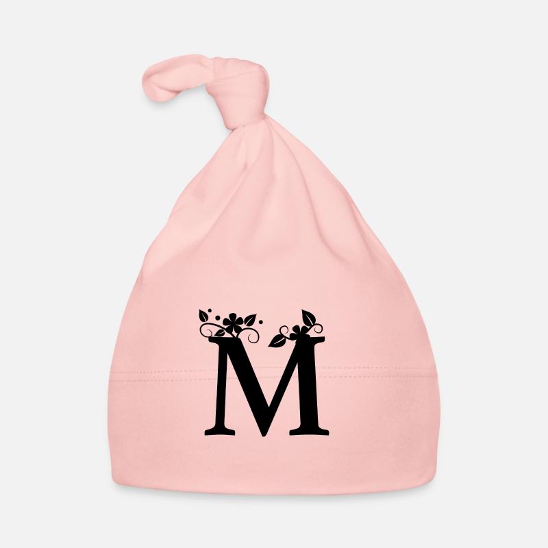 First letter M First name Organic Baby Cap