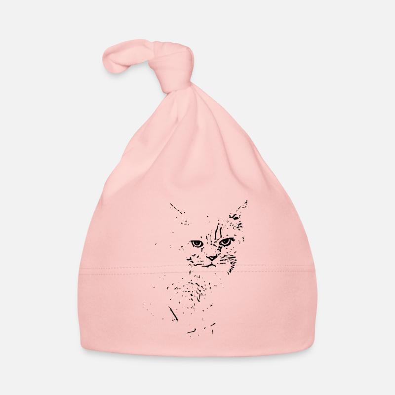 britisch Kurzhaar Katze Katze schwarz Katzen Baby Bio-Mütze