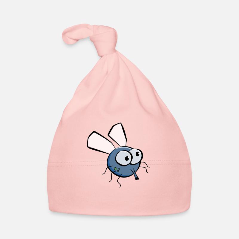 Stubenfliege - Baby Bio-Mütze - Rosa