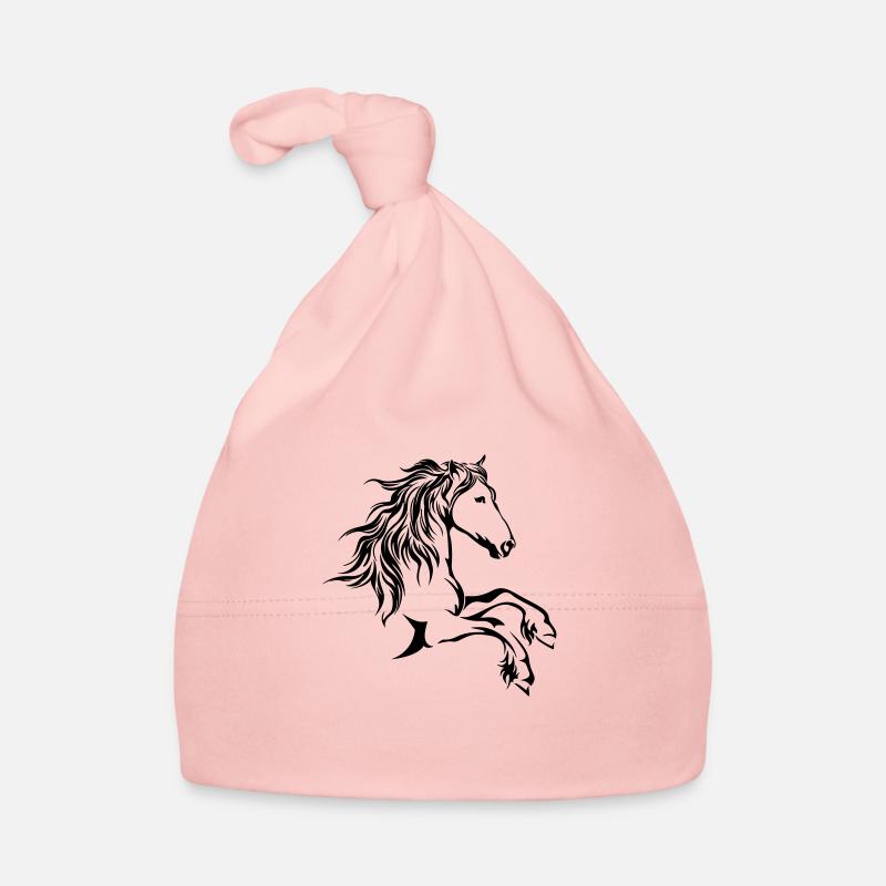 pferdekopf Baby Bio-Mütze
