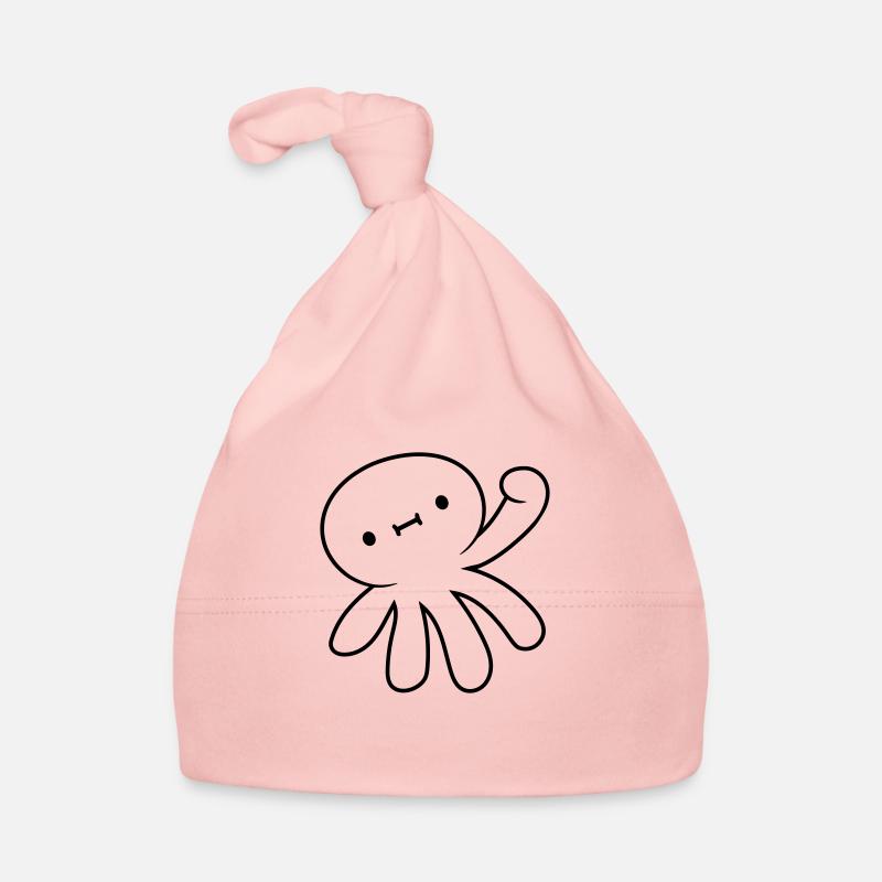 Kleiner winkender Tintenfisch Baby Bio-Mütze