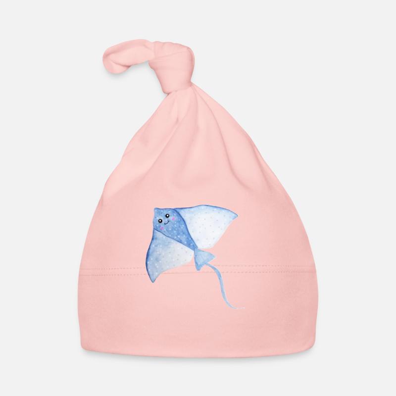 Raies (poissons, violets, mignons, créatures marines) Bonnet bio Bébé
